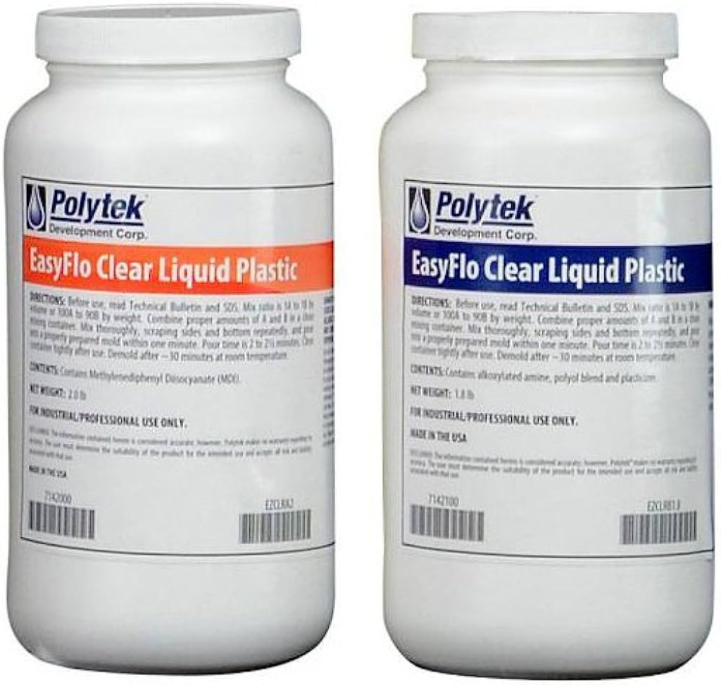 Picture of: Amazon.com: Polytek EasyFlo Clear Liquid Plastic (