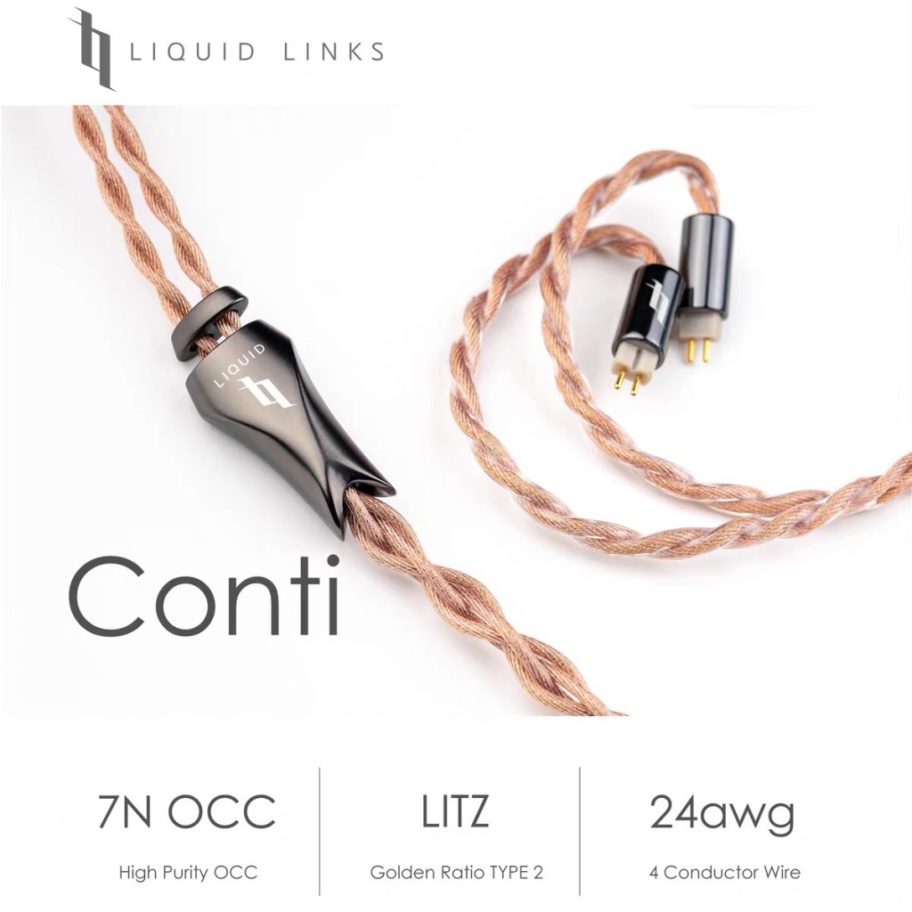 Picture of: Conti丨LIQUID LINKS丨N OCC Earphone Cable