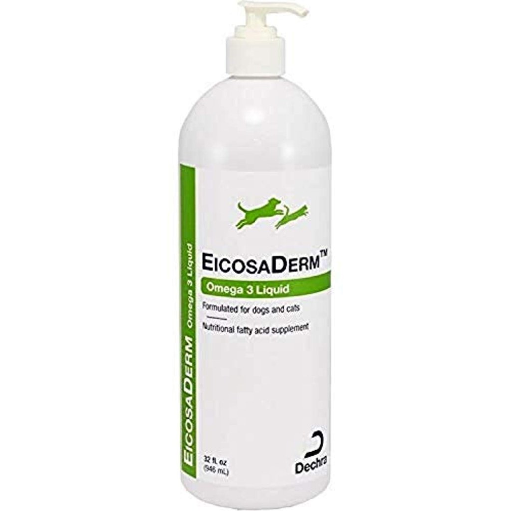 Picture of: Dechra EicosaDerm Omega  Liquid for Dogs & Cats (2oz) – Nutritional Fatty  Acid Supplement ()
