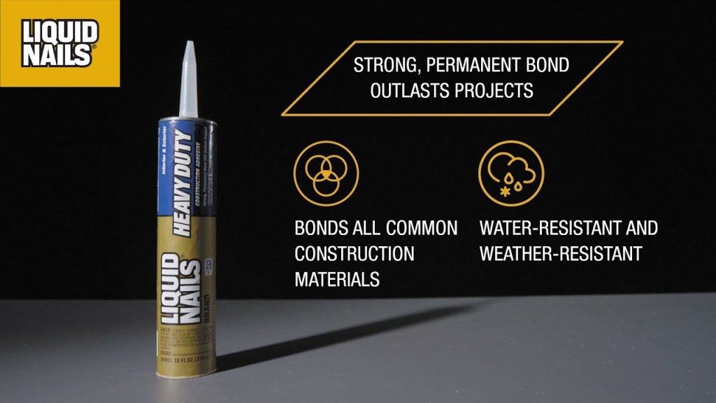 Picture of: Heavy Duty Construction Adhesive