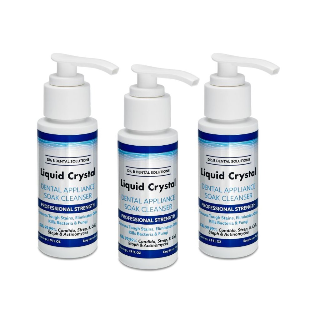 Picture of: Liquid Crystal Soak Cleanser – Disinfecting Dental Appliance