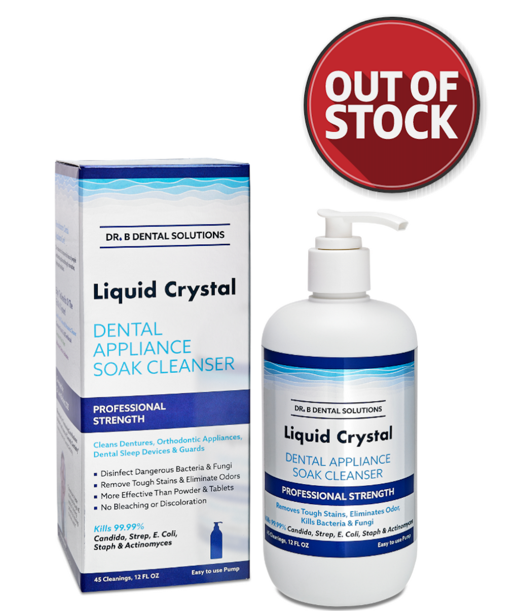 Picture of: Liquid Crystal Soak Cleanser – Disinfecting Dental Appliance