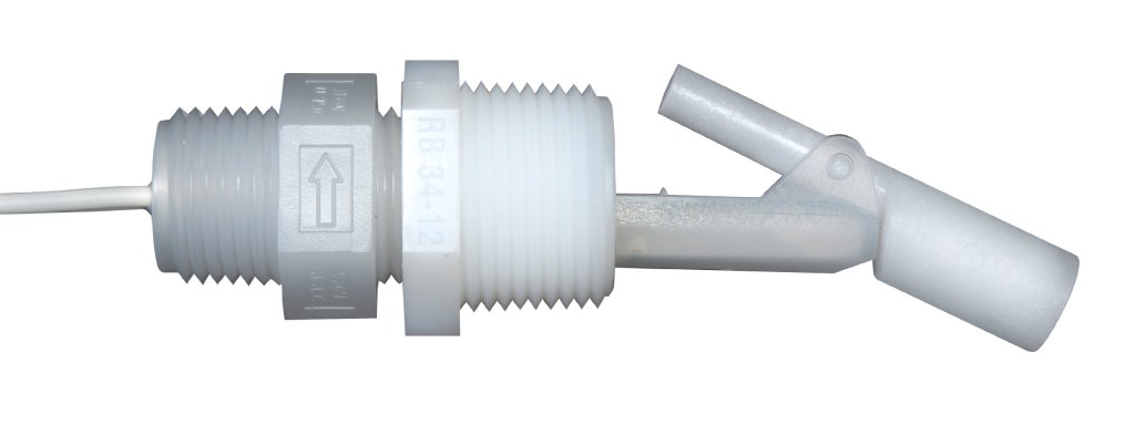 Picture of: Madison M-C Polypropylene HVAC Series Condensate Level Float Switch,   VA SPST, /” x /” NPT Male, 00 psig Pressure