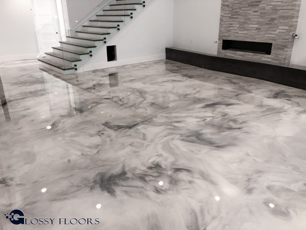 Picture of: Metallic Marble Epoxy Floor – Metallic Floors Installed Nationwide
