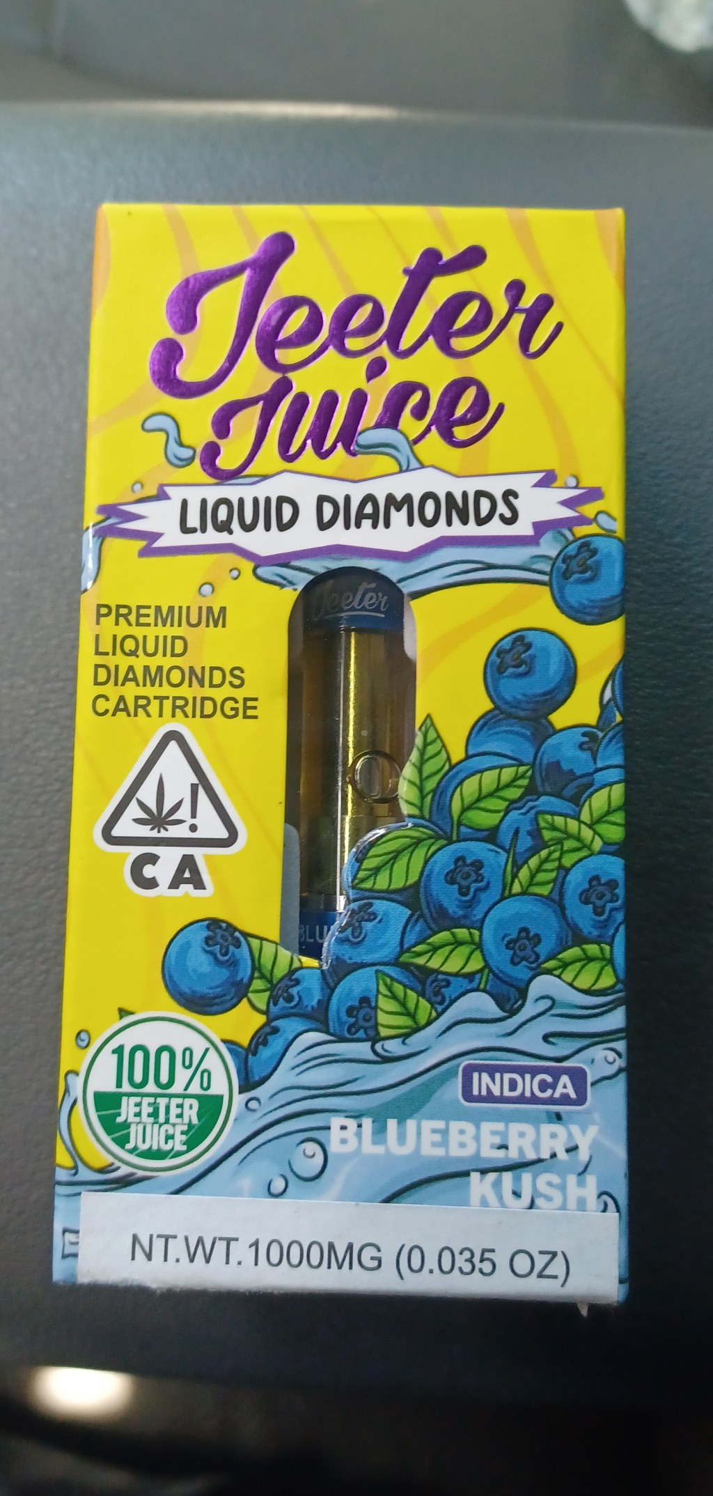 Picture of: Real or fake? Jeeter juice blueberry Kush liquid diamonds : r
