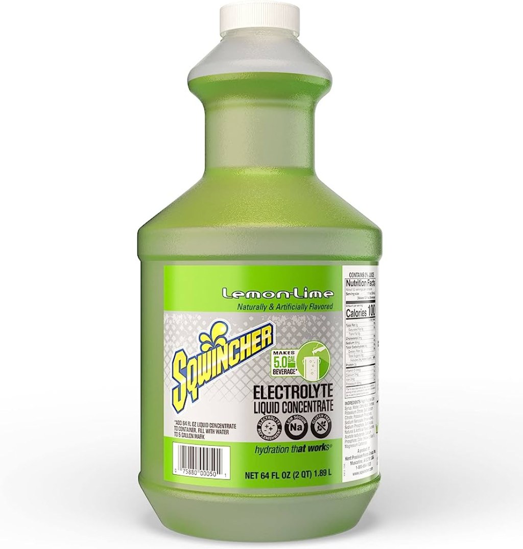 Picture of: Sqwincher Liquid Concentrate Electrolytes,  Gallon Yield, Lemon