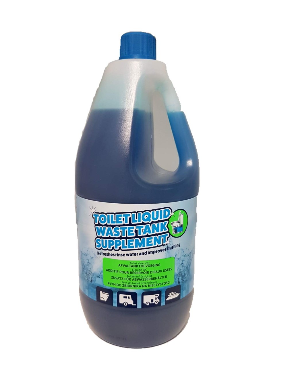 Picture of: VE-Professional Toilet Liquid Sanitärflüssigkeit für Campingtoilette, Blue   Liter: Abwasser-Zusatz für den Camping Abwasser-Tank